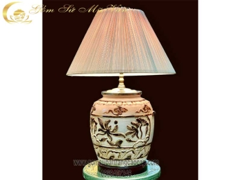 Đèn Ngủ Phong Cách Cổ Điển Gốm Sứ Bát Tràng Cao Cấp